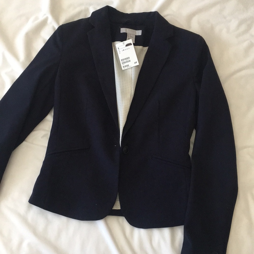 Navy woman’s blazer